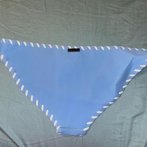 Blue bathing suit bottoms